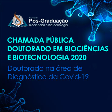 A presente chamada ocorre com apoio da CAPES ao PPGBB através do Edital 09/2020 - Prevenção e Combate a Surtos, Endemias, Epidemias e Pandemias. 
O projeto apoiado (COVID-19: Ações estratégicas do Programa de Pós- Graduação em Biociências e Biotecnologia do Instituto Carlos Chagas da Fiocruz para o desenvolvimento de ferramentas múltiplas de diagnóstico) se desenvolverá dentro dos temas e laboratórios
