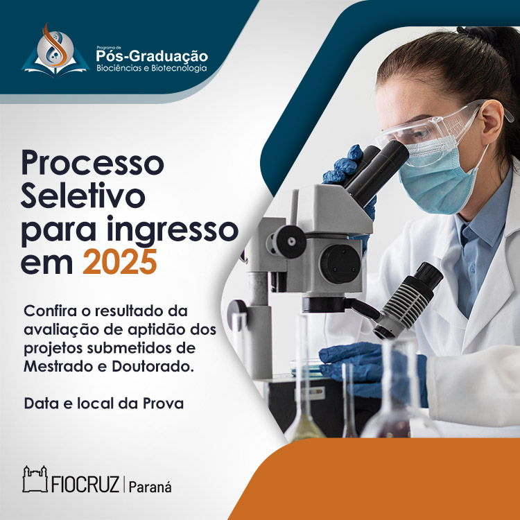 Processo seletivo para ingresso em 2025 - Resultados dos projetos