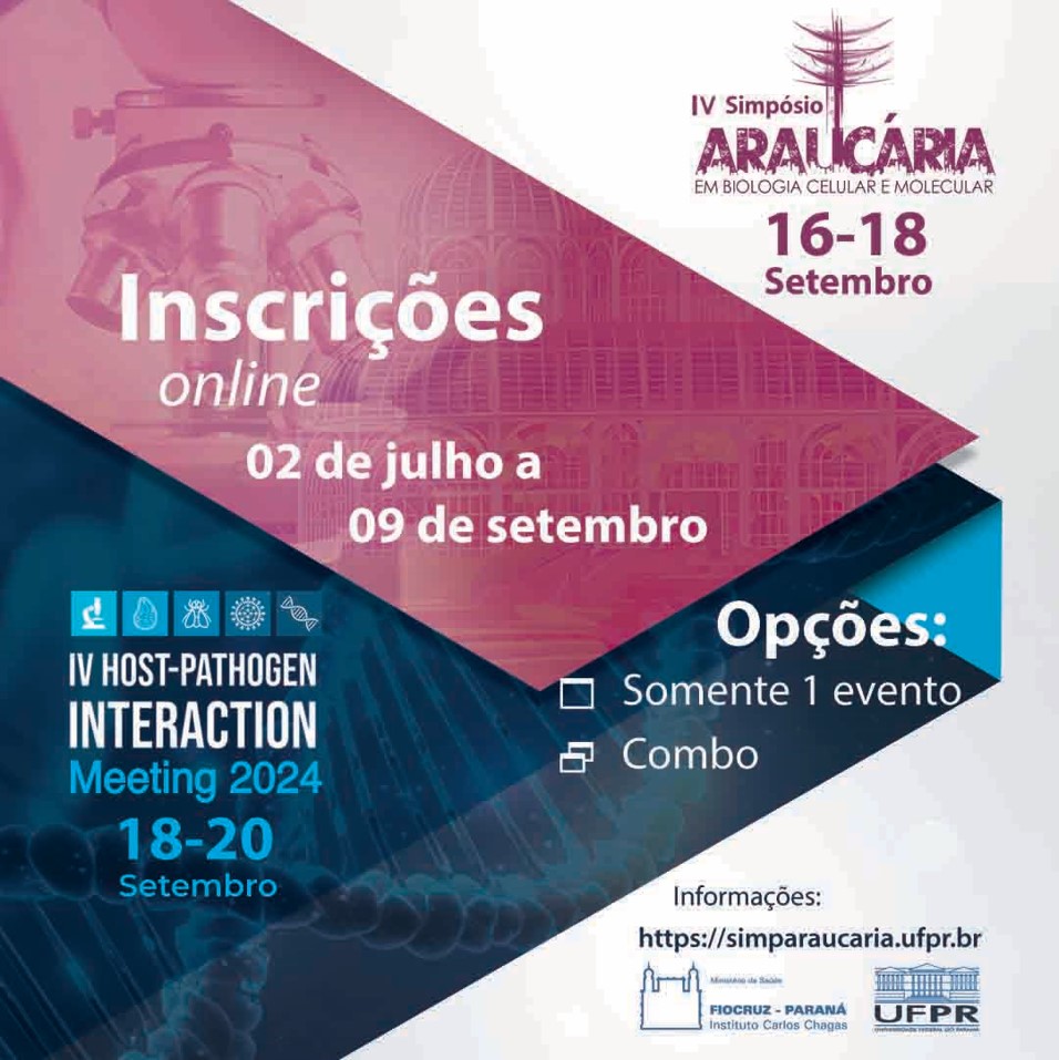 Inscrições abertas para IV Simpósio Araucária em Biologia Celular e Molecular