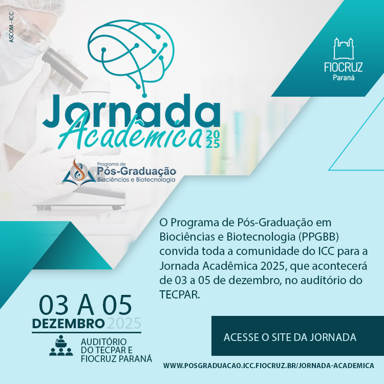 Jornada Acadêmica 2025 do PPGBB - ICC